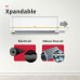 Split Ac Hitachi 1.5 Ton 3 Star Split AC - White  (RSQG318HGXA, Copper Condenser)