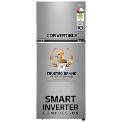 Refrigerator LG S422SPZY Double Door , Smart Inverter Compressor, Convertible, Frost-Free, Shiny Steel Finish, 2 Star 398L Refrigerator LG S422SPZY Double Door , Smart Inverter Compressor, Convertible, Frost-Free, Shiny Steel Finish, 2 Star 398L