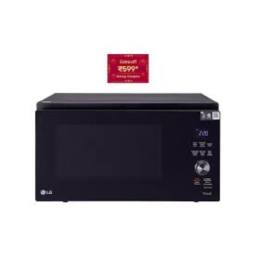 Microwave oven  LG MJEN 326ULW (32Ltr)  with Scan to Cook Wi-Fi Enabled, Convection Microwave Oven  (MJEN326UIW, Black - Regal Pattern)