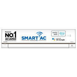 Panasonic 1.5 Ton 5 Star Wi-Fi Twin-Cool Inverter Split Air Conditioner (White) (Inv WIFI-HU18YKYF) Panasonic 1.5 Ton 5 Star Wi-Fi Twin-Cool Inverter Split Air Conditioner (White) (Inv WIFI-HU18YKYF)