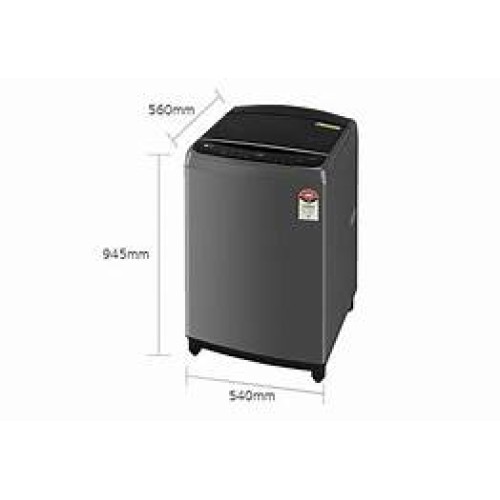 Washing Machine LG Top Load THD08SPM, AI Direct Drive™, In-built Heater, Middle Black 8Kg
